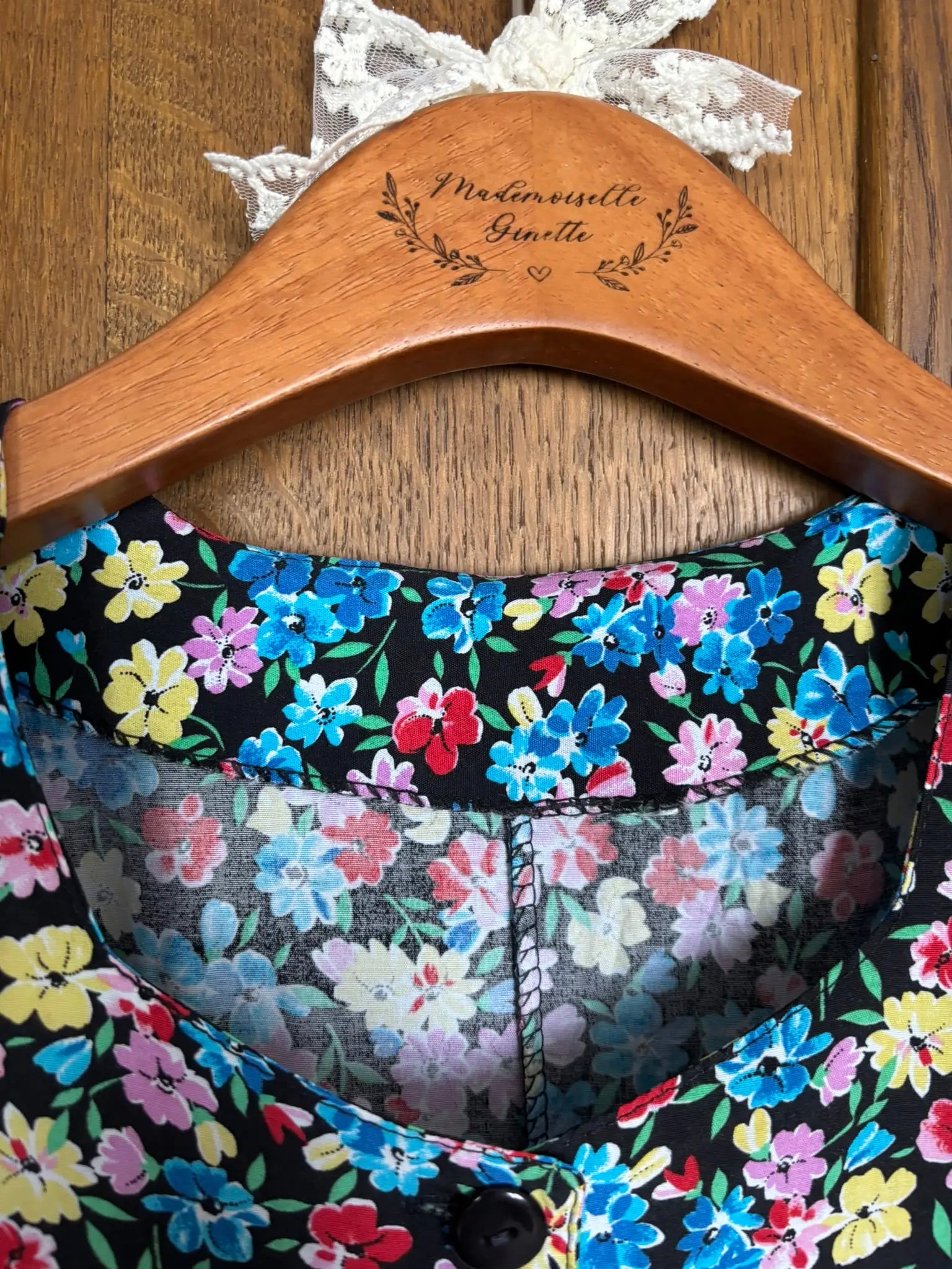 Robe fleurie fluide boutonnée – T.38/40 - Vintage années 80/90