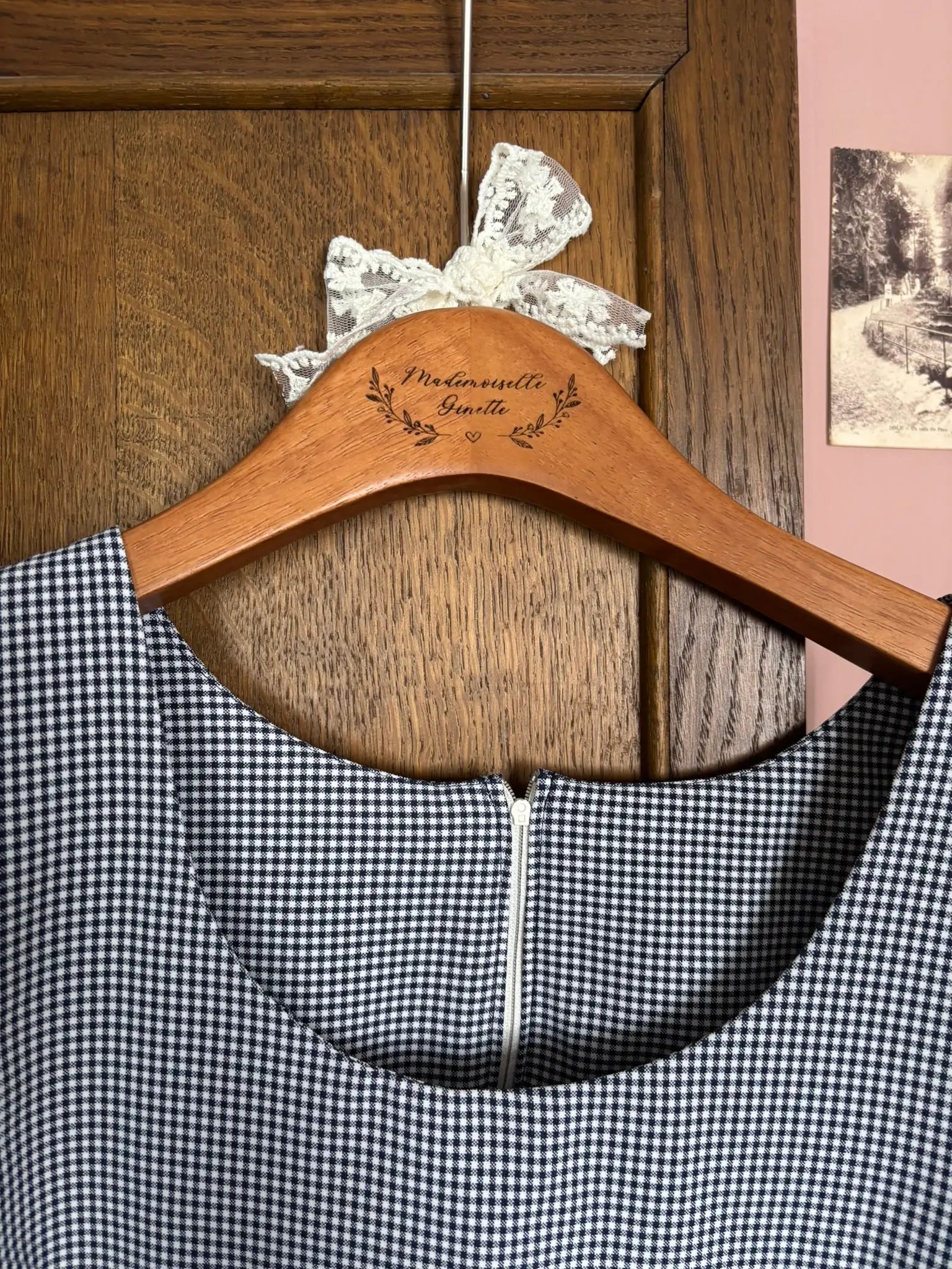 Robe droite vichy sans manches – T.40 - Vintage années 90