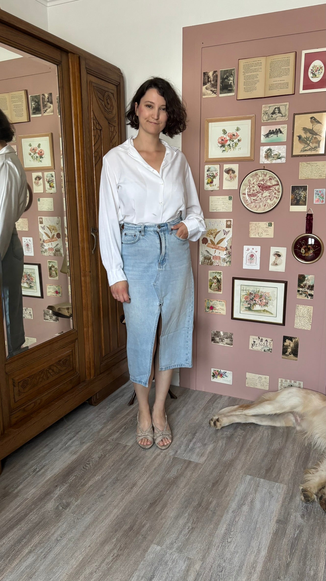 Chemise blanche Josselyne – T.38/40 - Vintage années 90