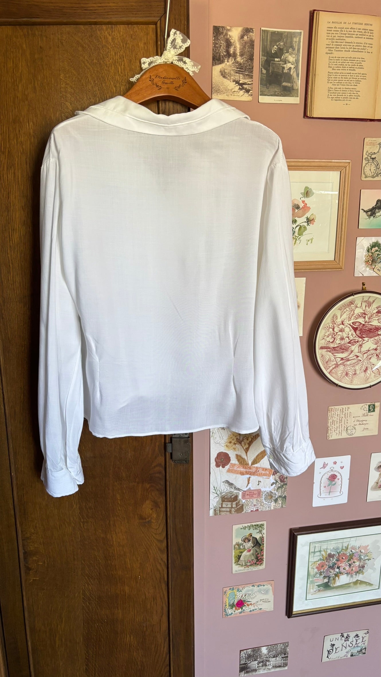 Chemise blanche Josselyne – T.38/40 - Vintage années 90