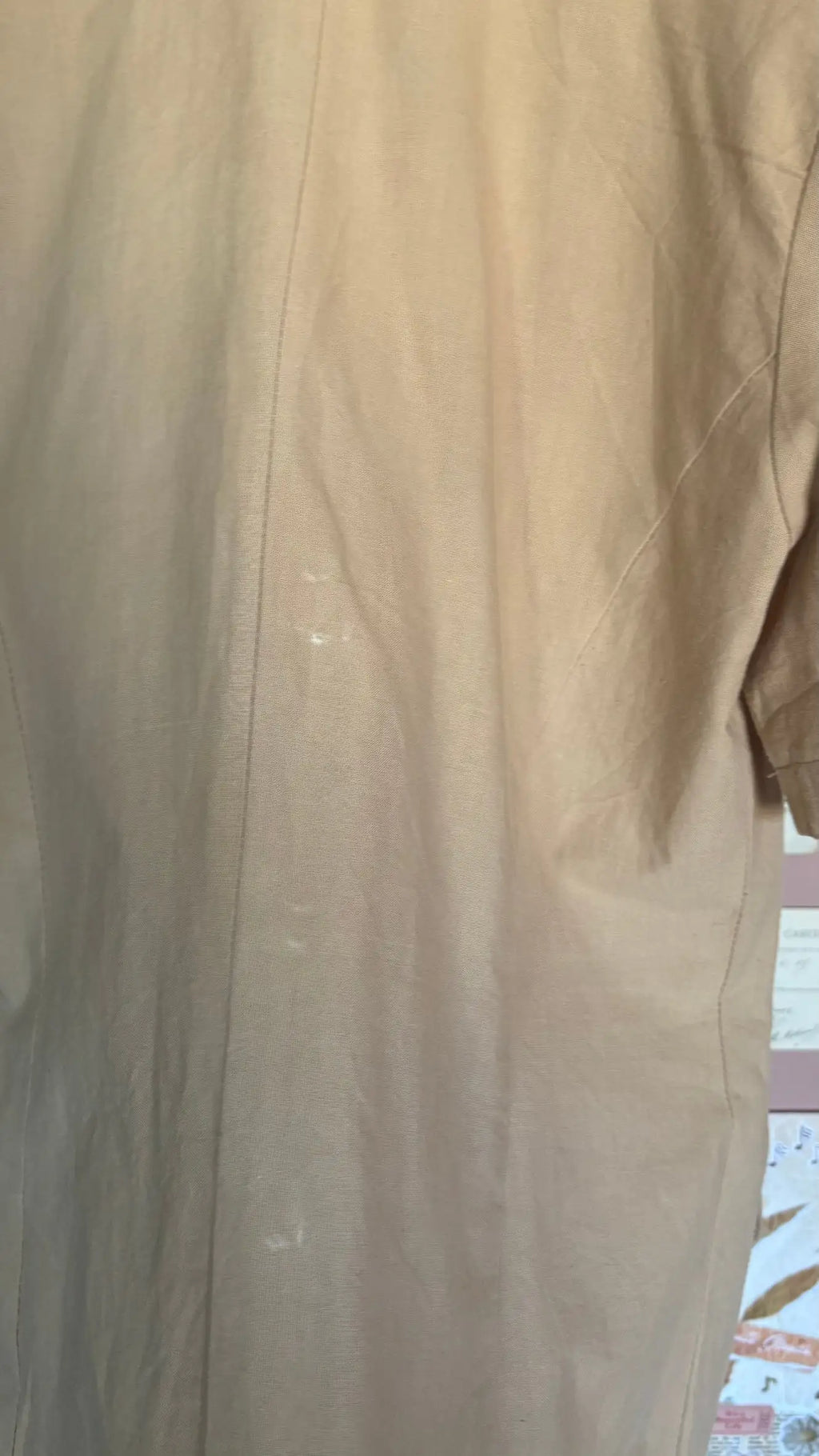 Veste tailleur d'été safari beige –T.38 - Vintage années 80/90