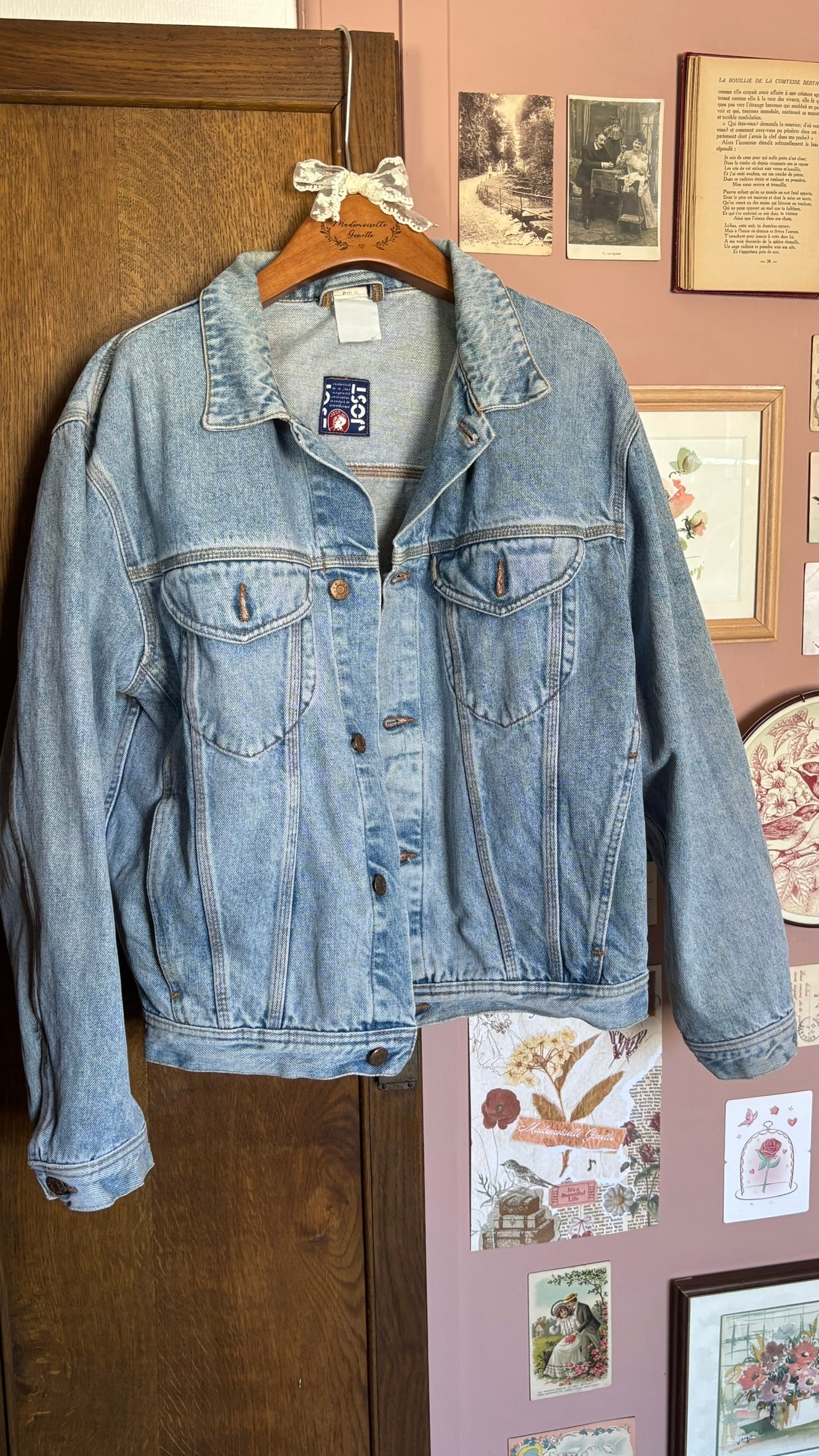 Veste en jean du 38 au 44 selon l'effet recherché- Jost – Vintage années 90