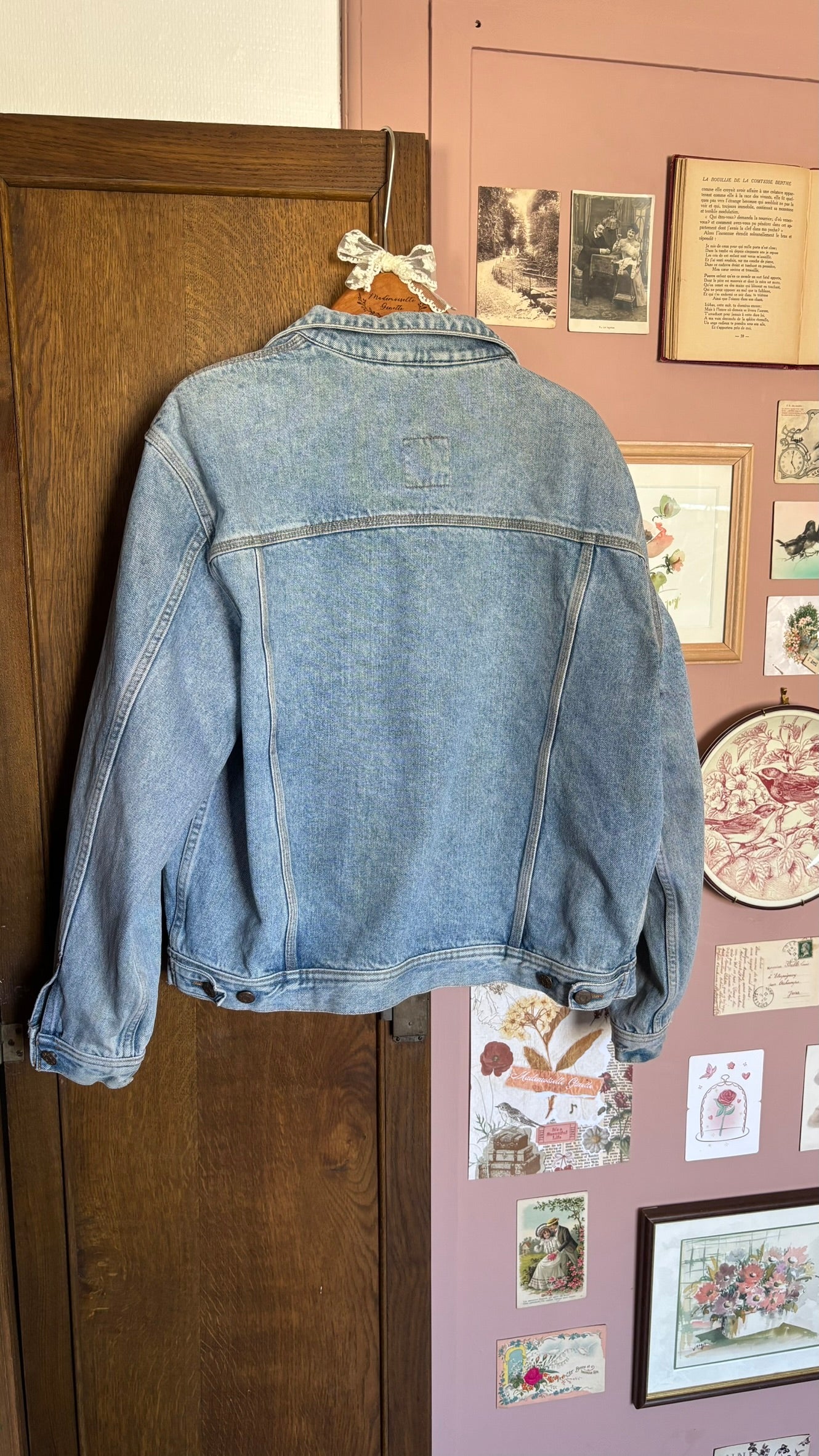 Veste en jean du 38 au 44 selon l'effet recherché- Jost – Vintage années 90