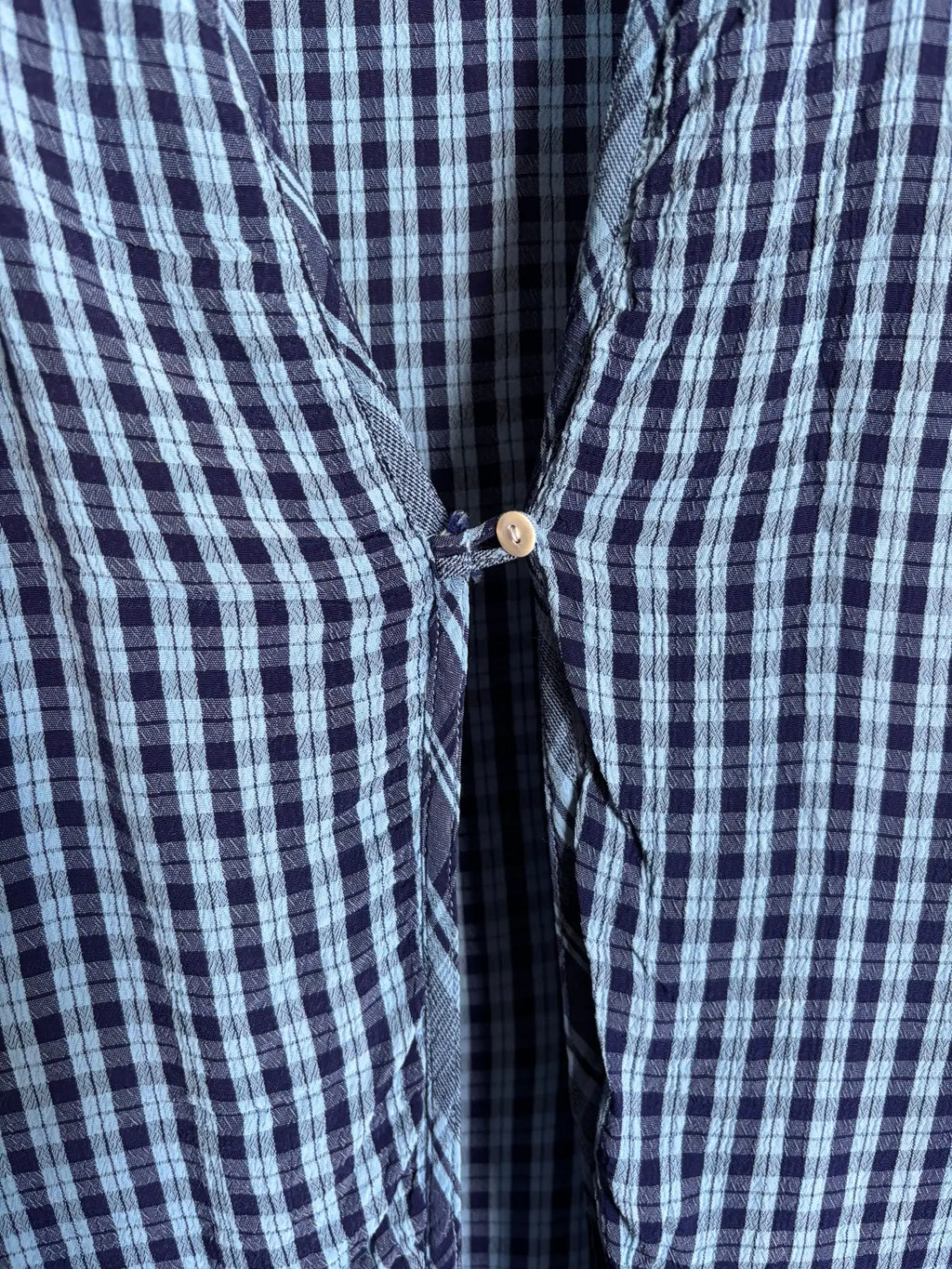 Boléro vichy bleu - T.38/40 Vintage années 2000