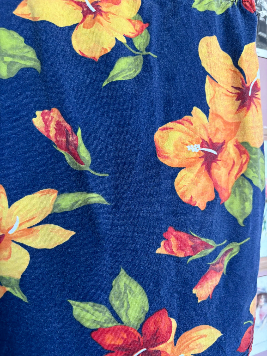 Mini jupe fleurie hawaïenne – Vintage années 90 - Taille 32