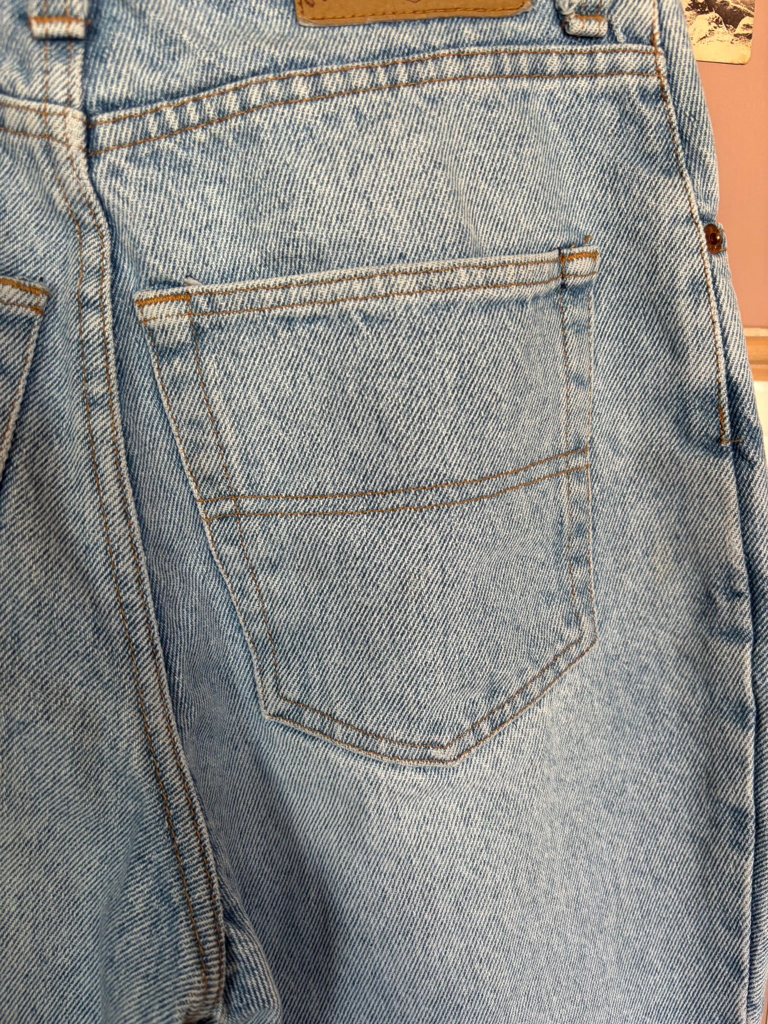 Jeans mom taille haute bleu ciel – T.34 - Vintage années 2000