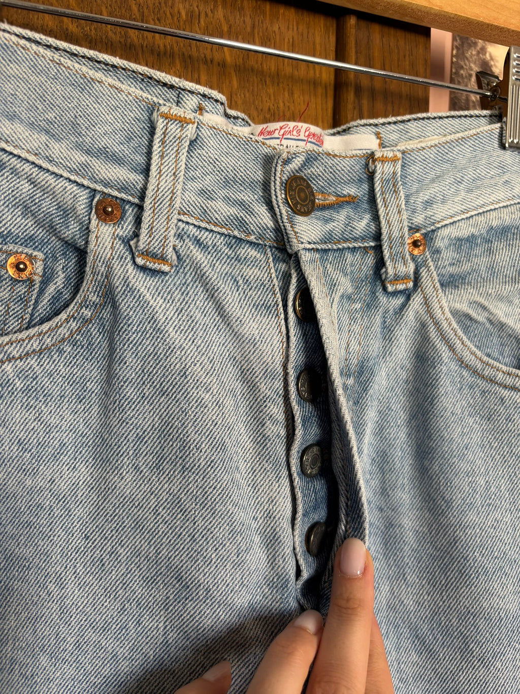 Jeans mom taille haute bleu ciel – T.34 - Vintage années 2000
