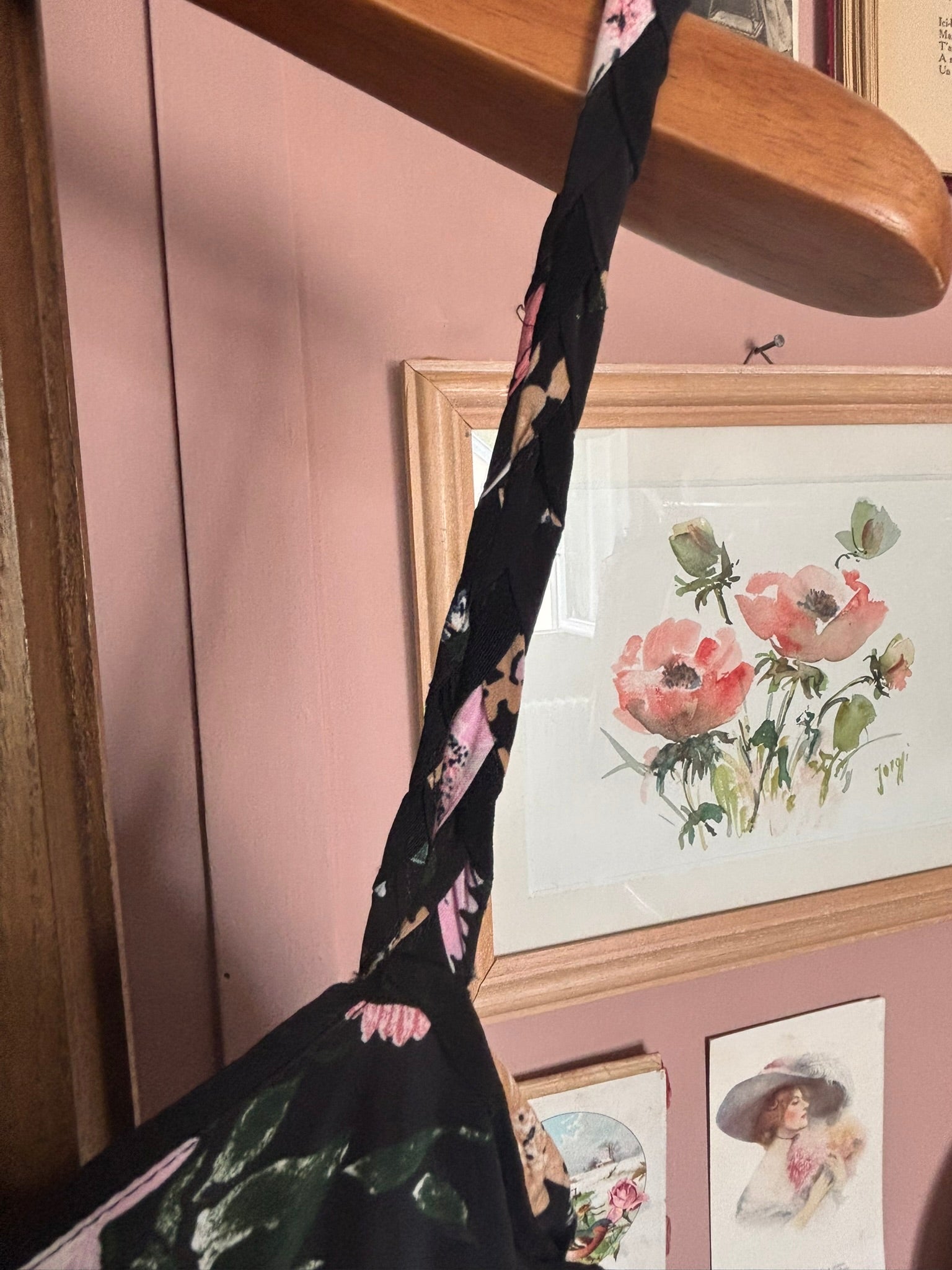 Robe fleurie en viscose – Pronostic – T.34/36 – Vintage années 80/90
