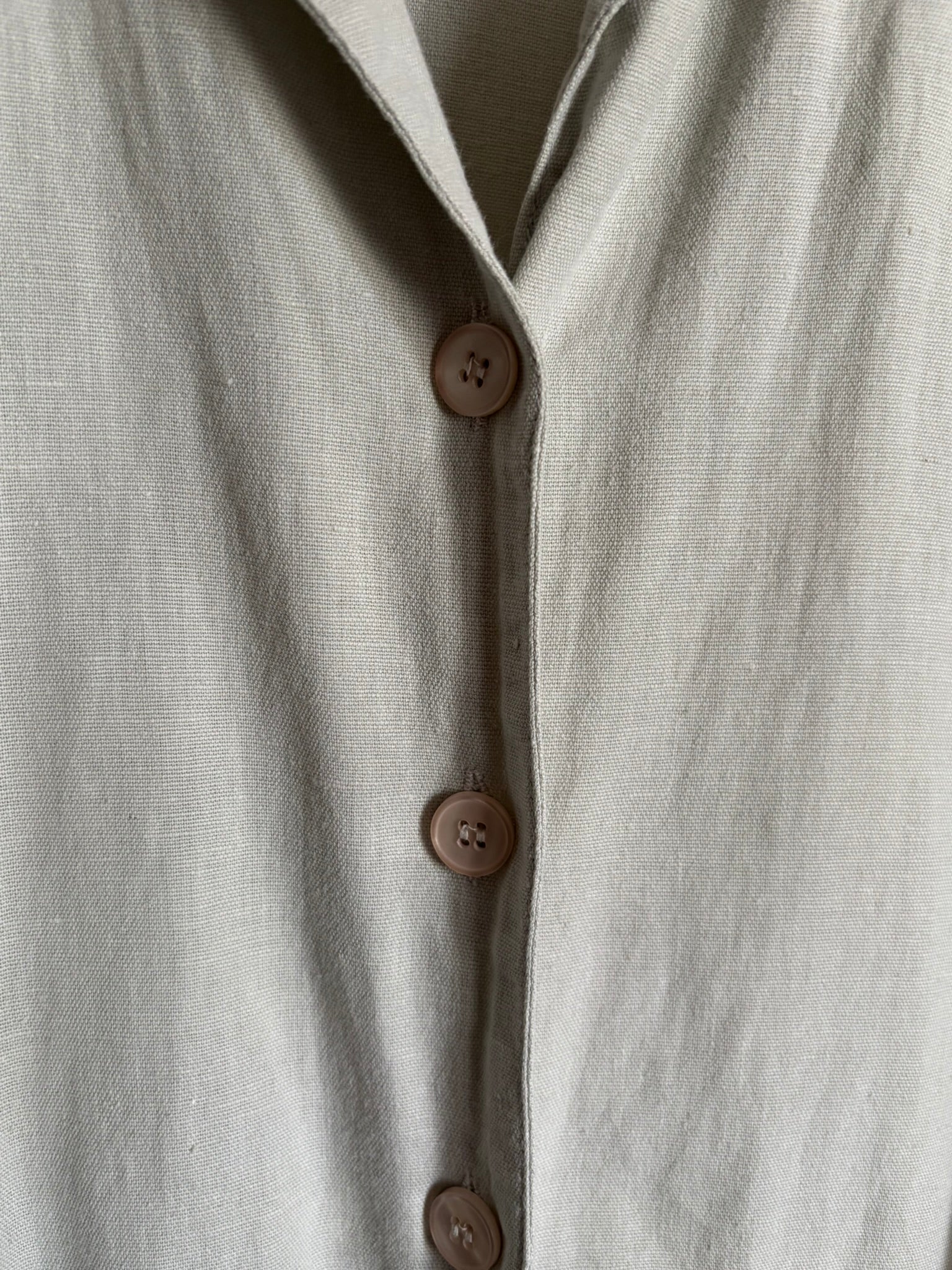 Robe vert sauge ceinturée – Camille –T.38/40 – Vintage années 90