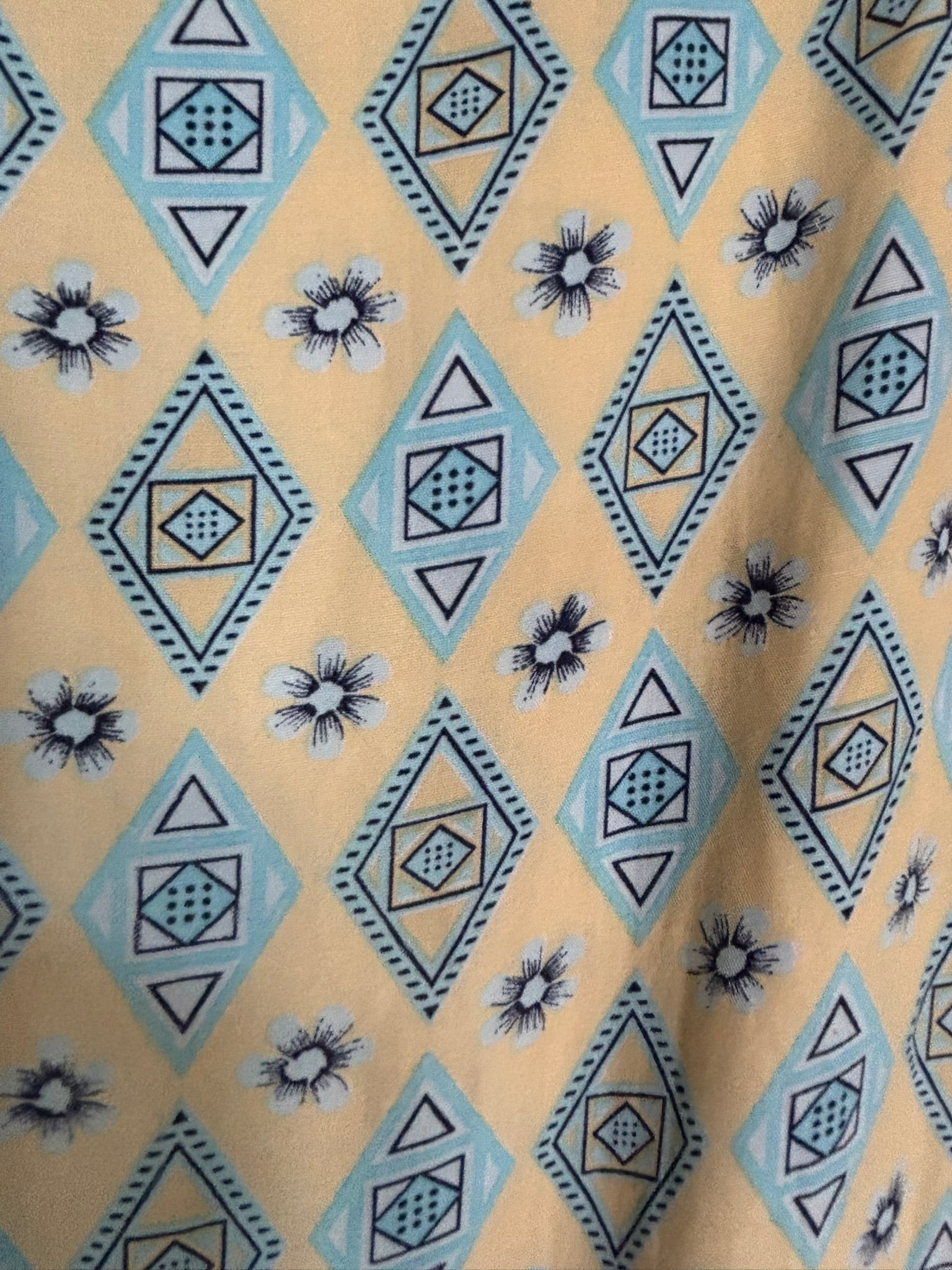 Jupe midi portefeuille à motifs – T.38/40 – Vintage années 90