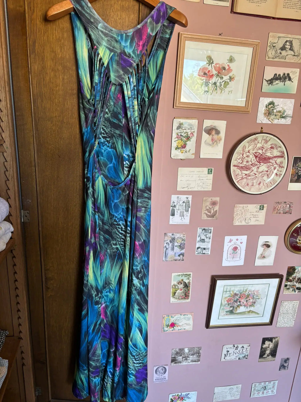 Robe dos nu jungle – T.36/38 - Vintage - Années 2000