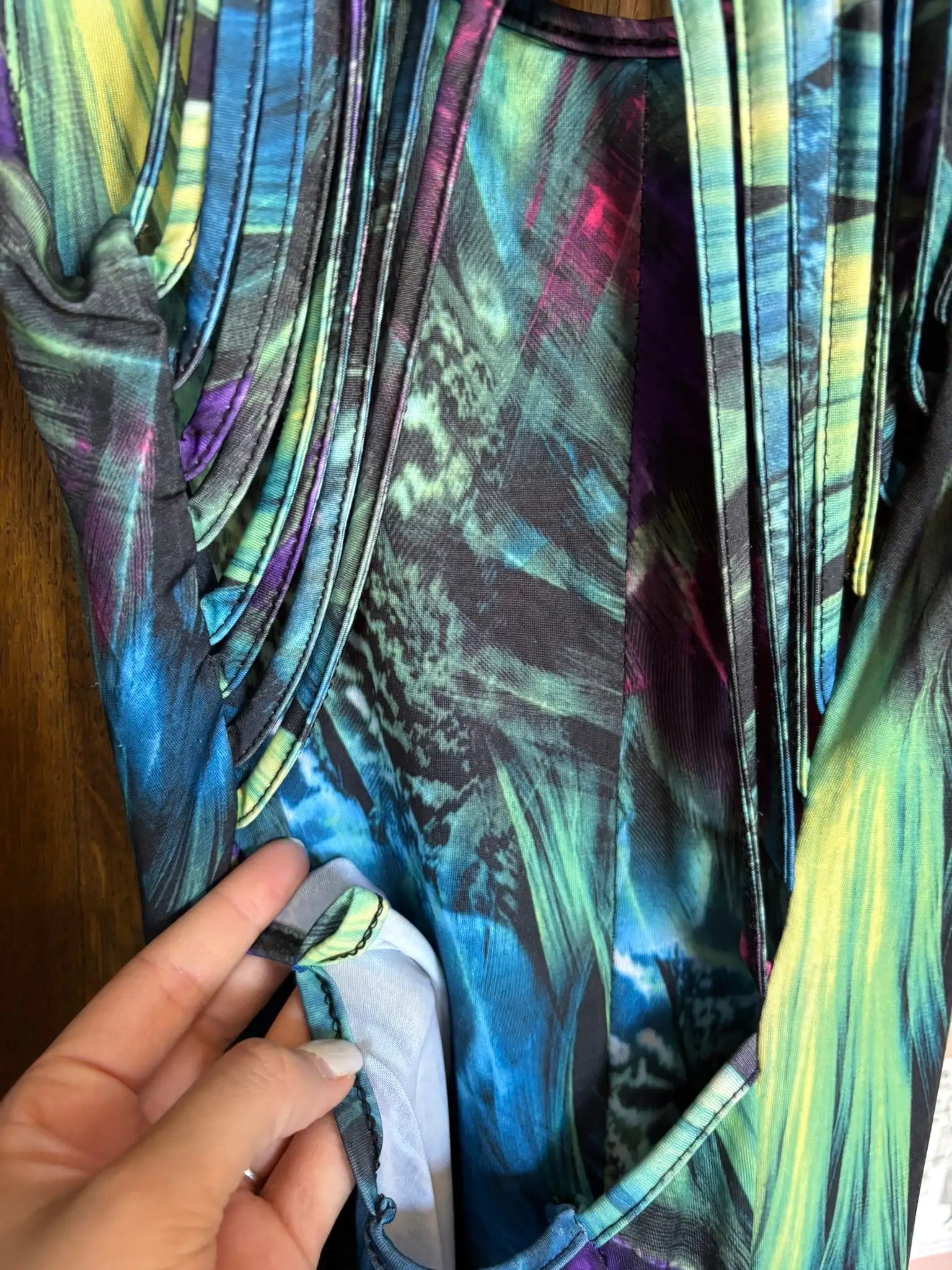 Robe dos nu jungle – T.36/38 - Vintage - Années 2000
