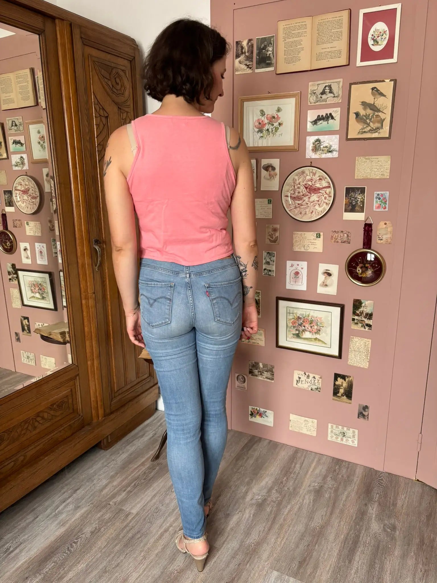 Débardeur rose bonbon MEXX – T. 36/38 – Vintage années 2000