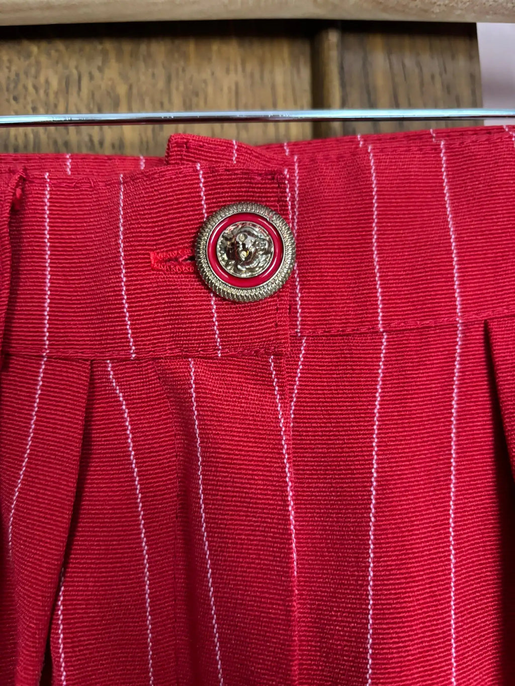 Pantalon taille haute rayé Rakel – T. 34 – Vintage années 80