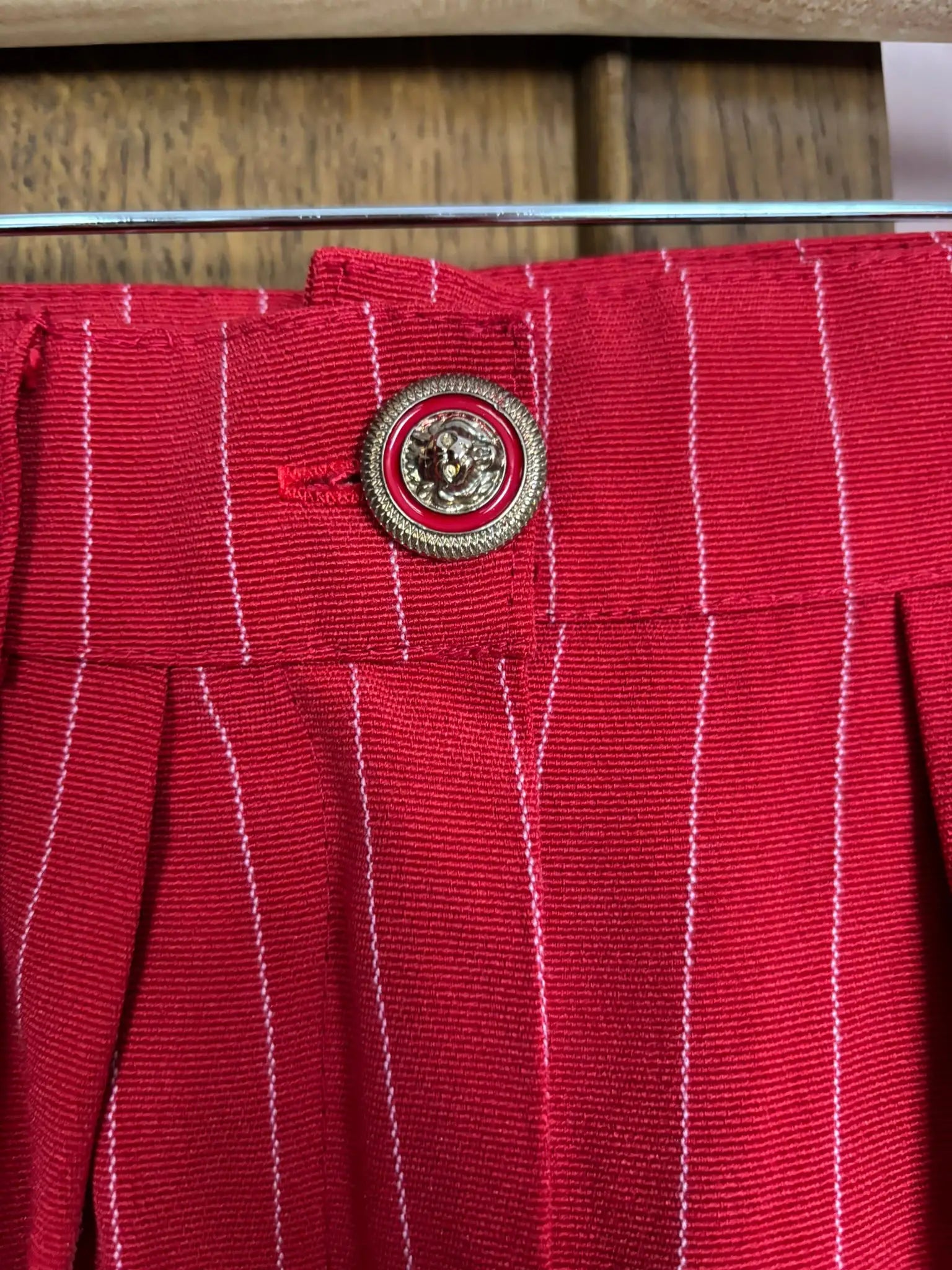 Pantalon taille haute rayé Rakel – T. 34 – Vintage années 80
