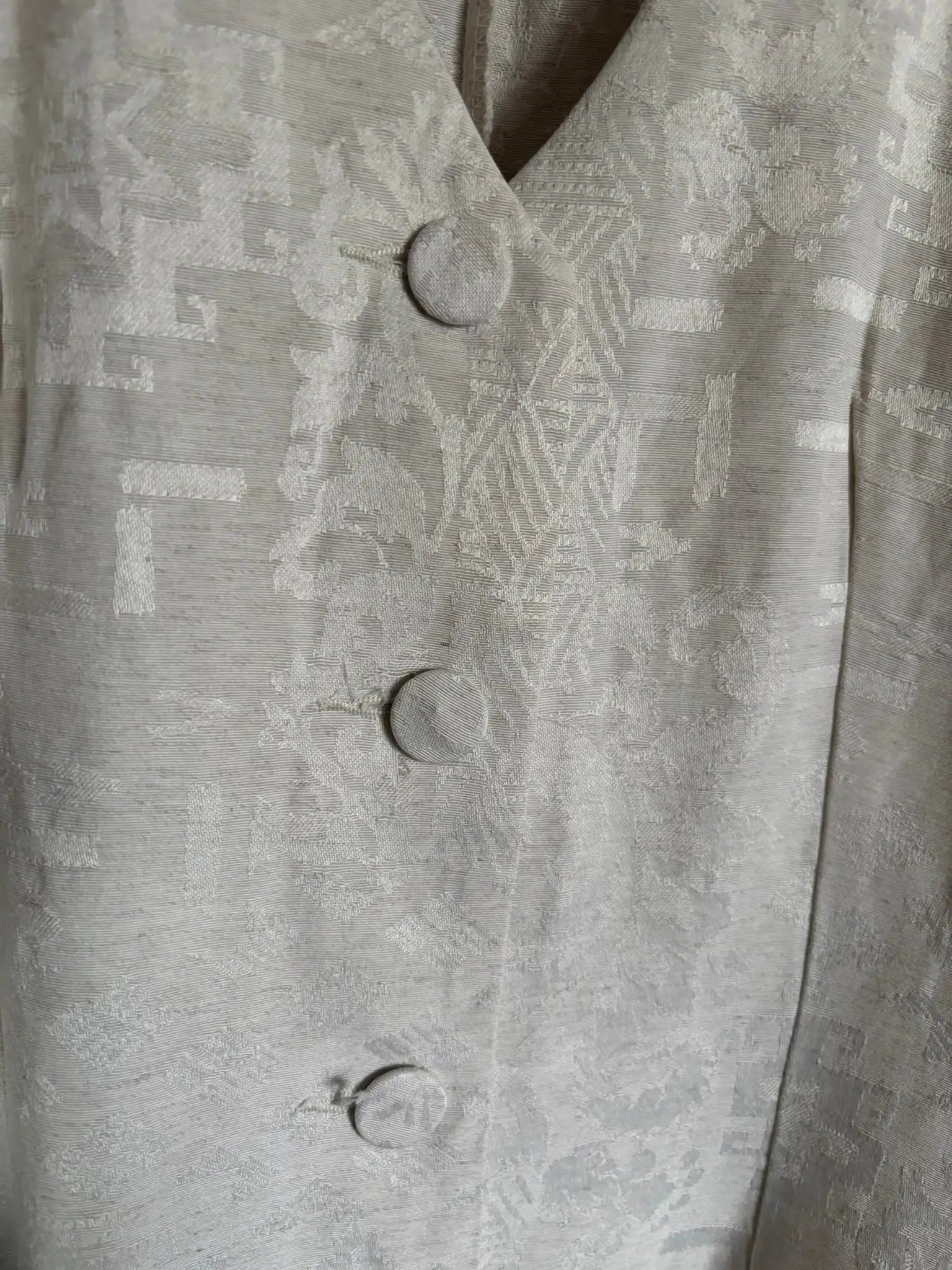 Chemisier jacquard Pimkie – T. 38 – Vintage années 90/2000
