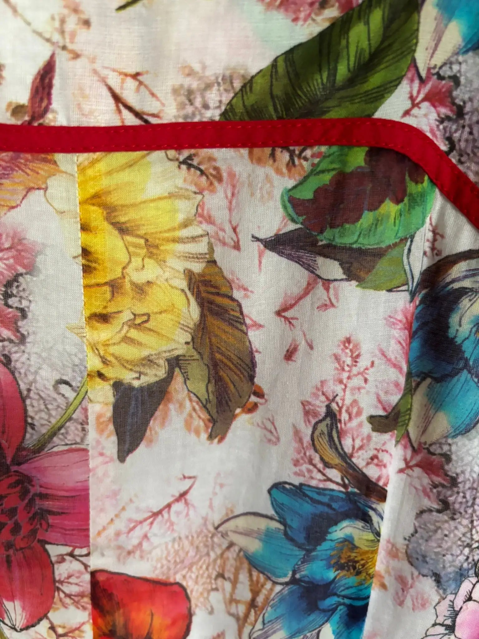 Robe fleurie colorée – T.36– Vintage – Années 2000