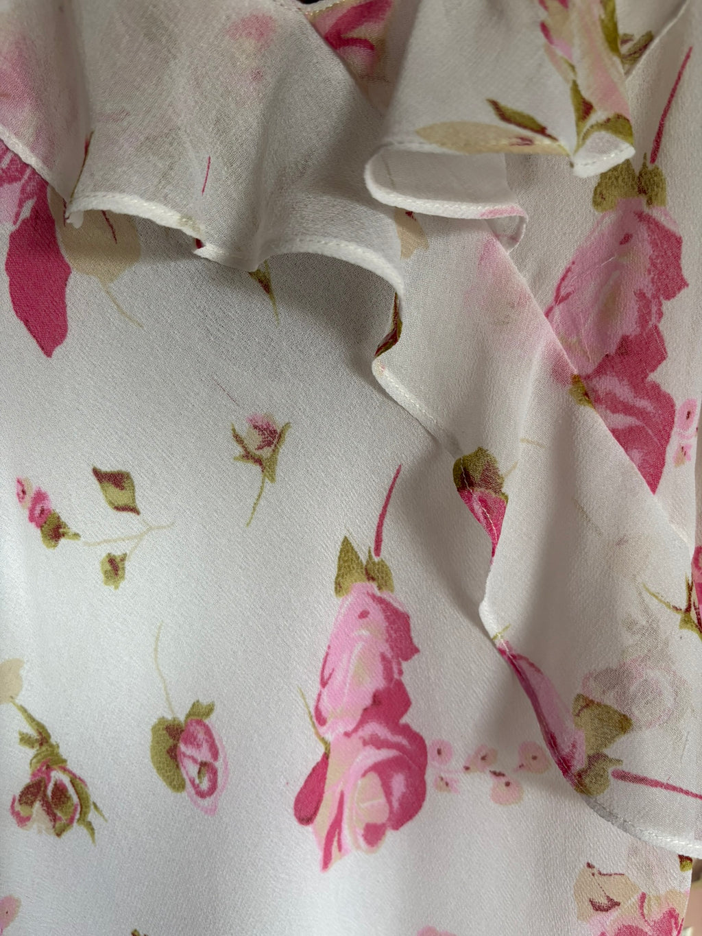 Robe longue fleurie à volants – L'Avion – T. 40/42 – Vintage années 90/2000