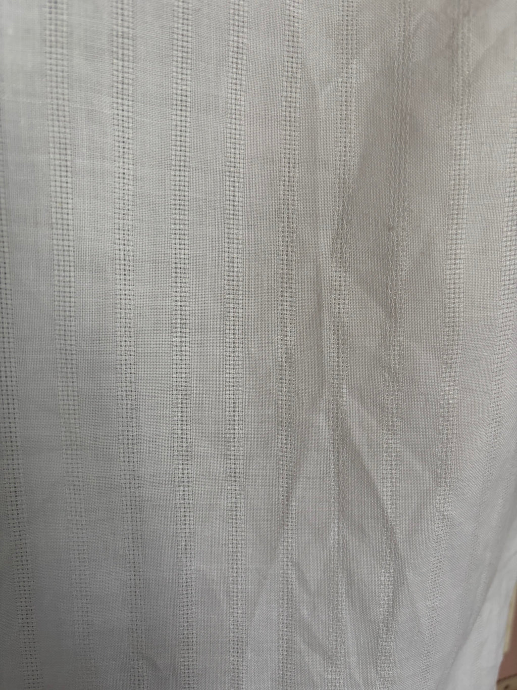 Chemisier blanc en ramie Promod – T.34/36 – Années 90
