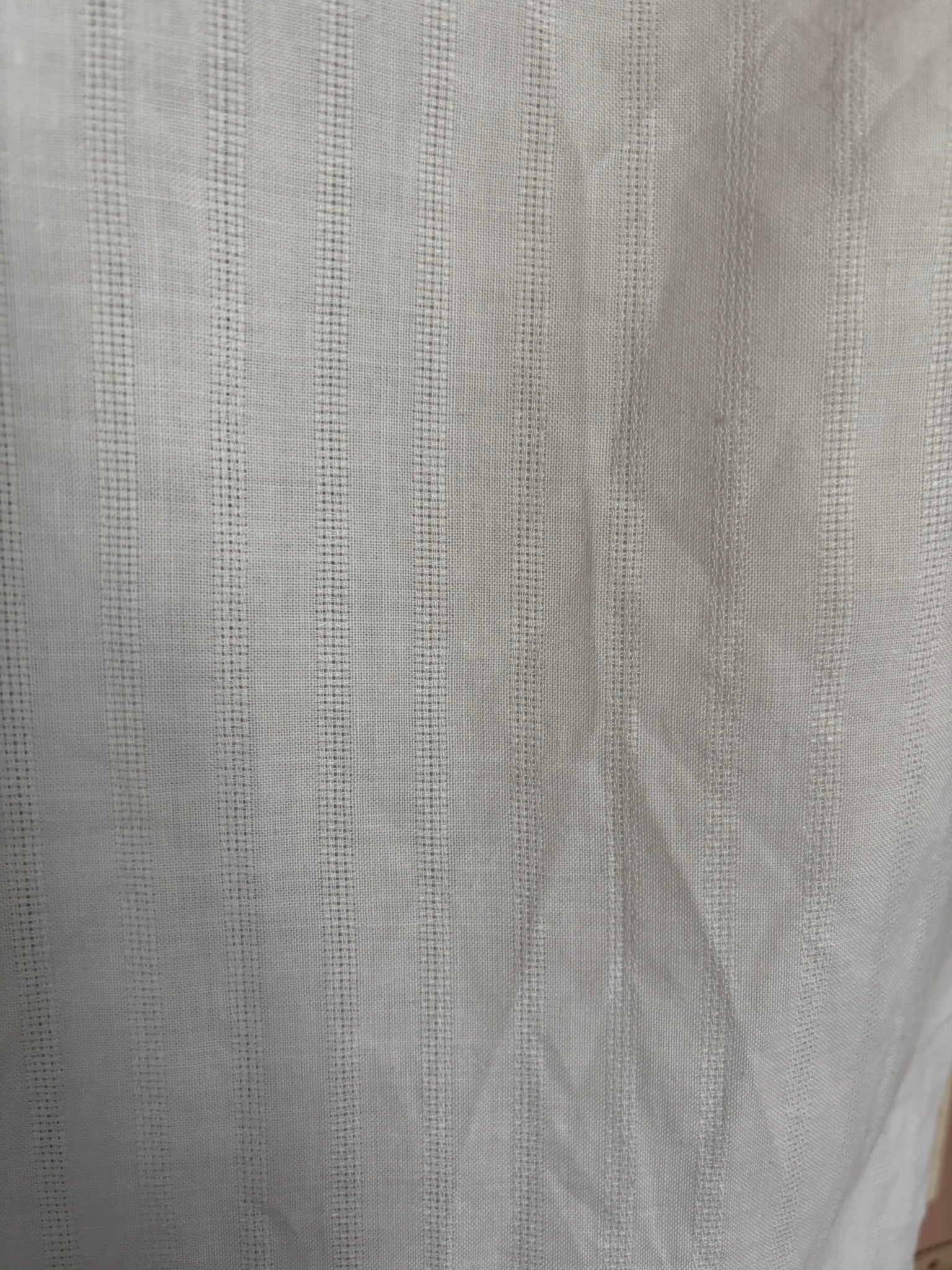 Chemisier blanc en ramie Promod – T.34/36 – Années 90