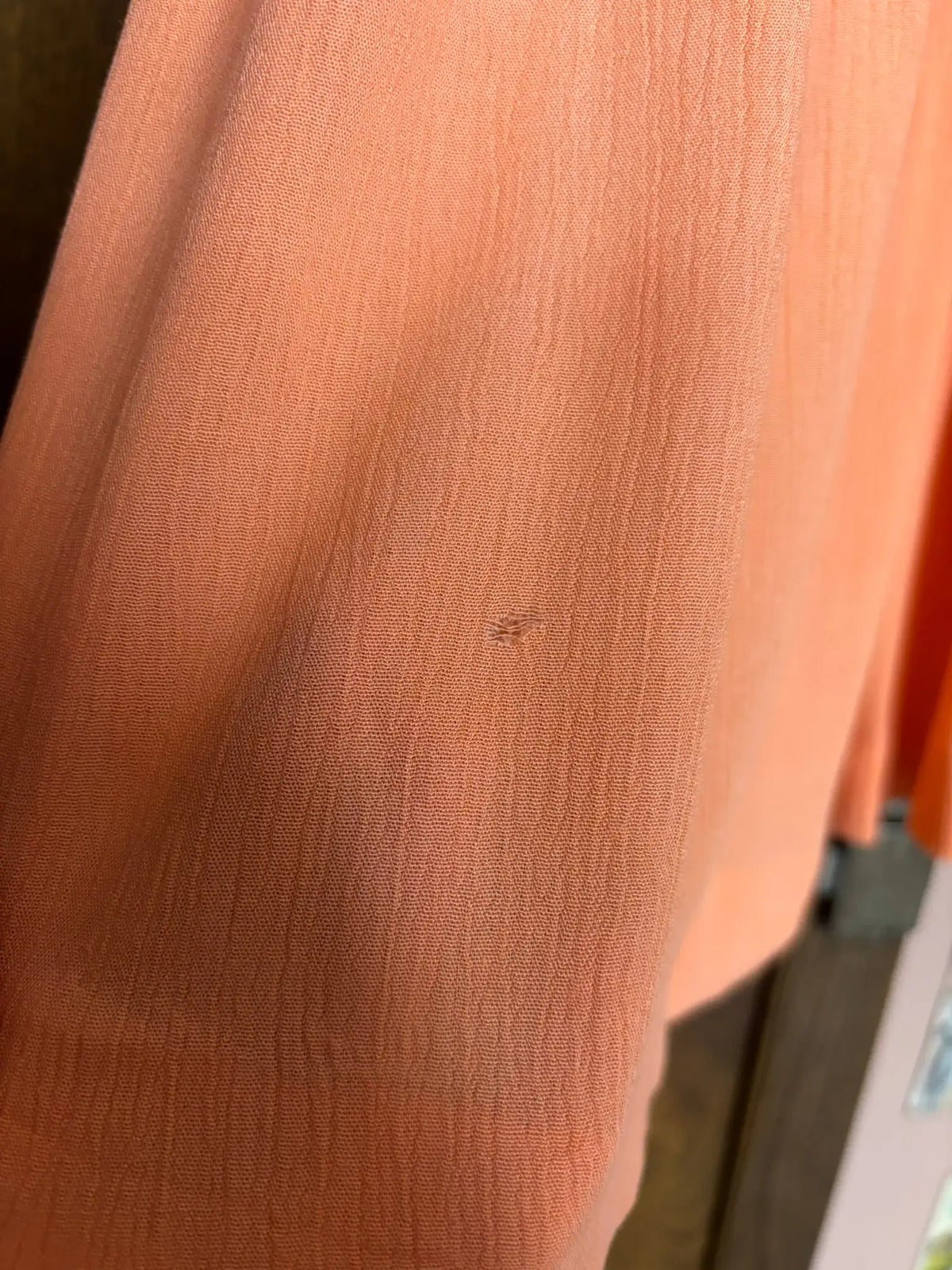 Coral pleated skirt – Size 38 - 90s