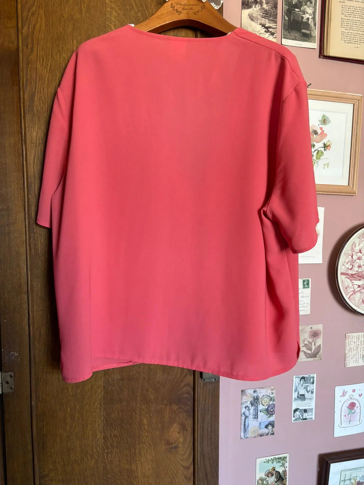 Boléro corail vintage M&S Mode – Du 42 au 46 – Années 90/2000