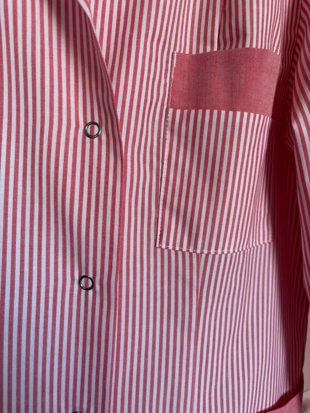 Robe chemise rayée rose – Alsico – T.36 - Vintage- années 2000