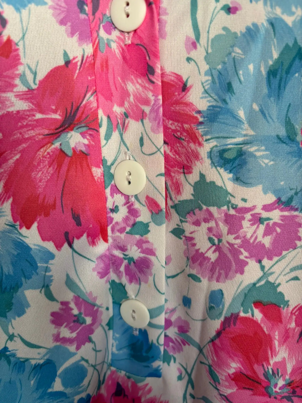 Robe vintage fleurie pastel – T.42/44 - Années 90