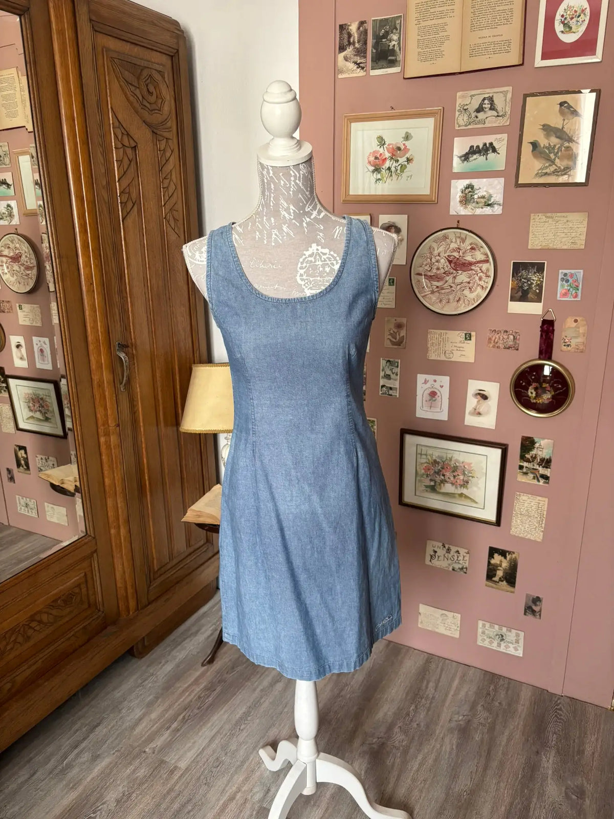 Robe en jean H.Bowl – T.34/36 -  Années 90/2000