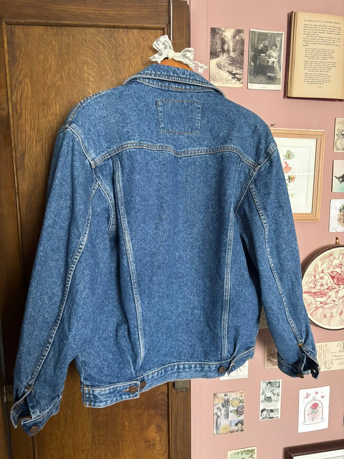 Veste en jean oversize Lucky Fashion - Jusqu'au 44 - Années 90