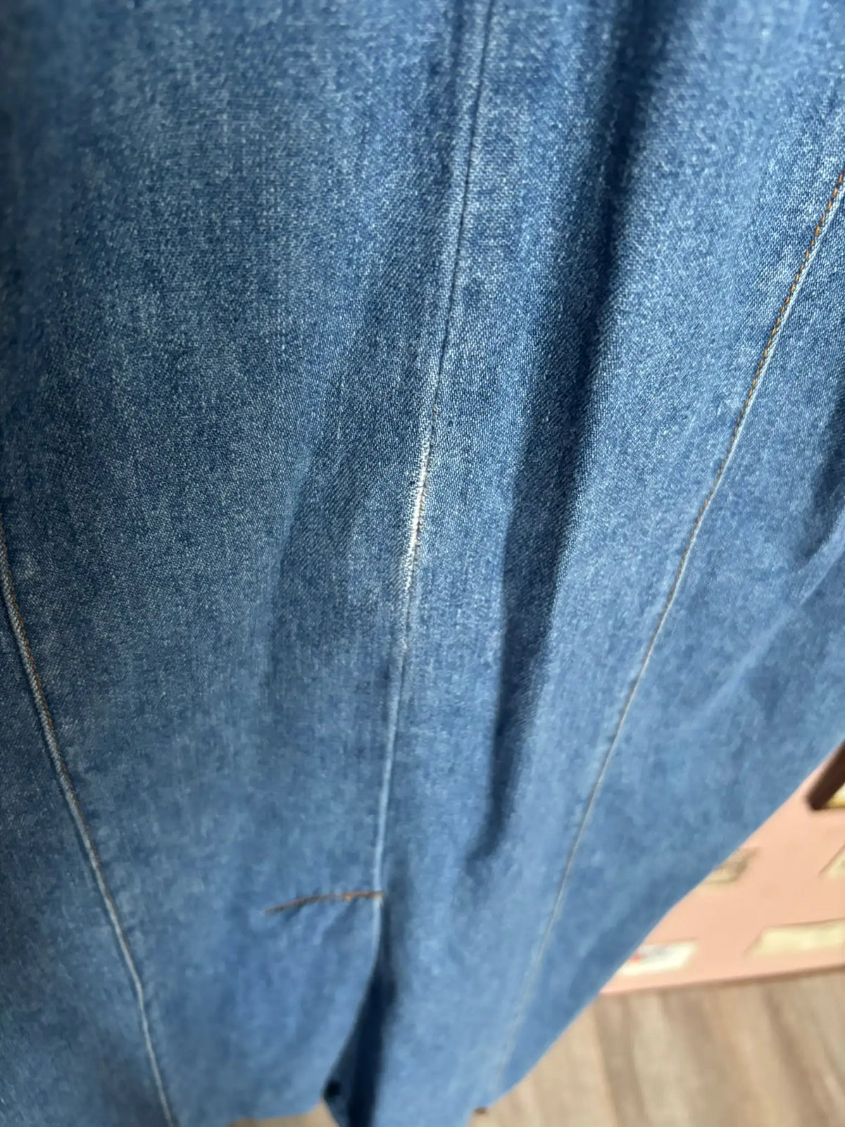 Robe salopette en jean – Hennes Collection – T.36- petit 38 - Années 90