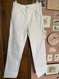 Jean blanc taille haute Benetton – Années 90 - T42 - petit 44