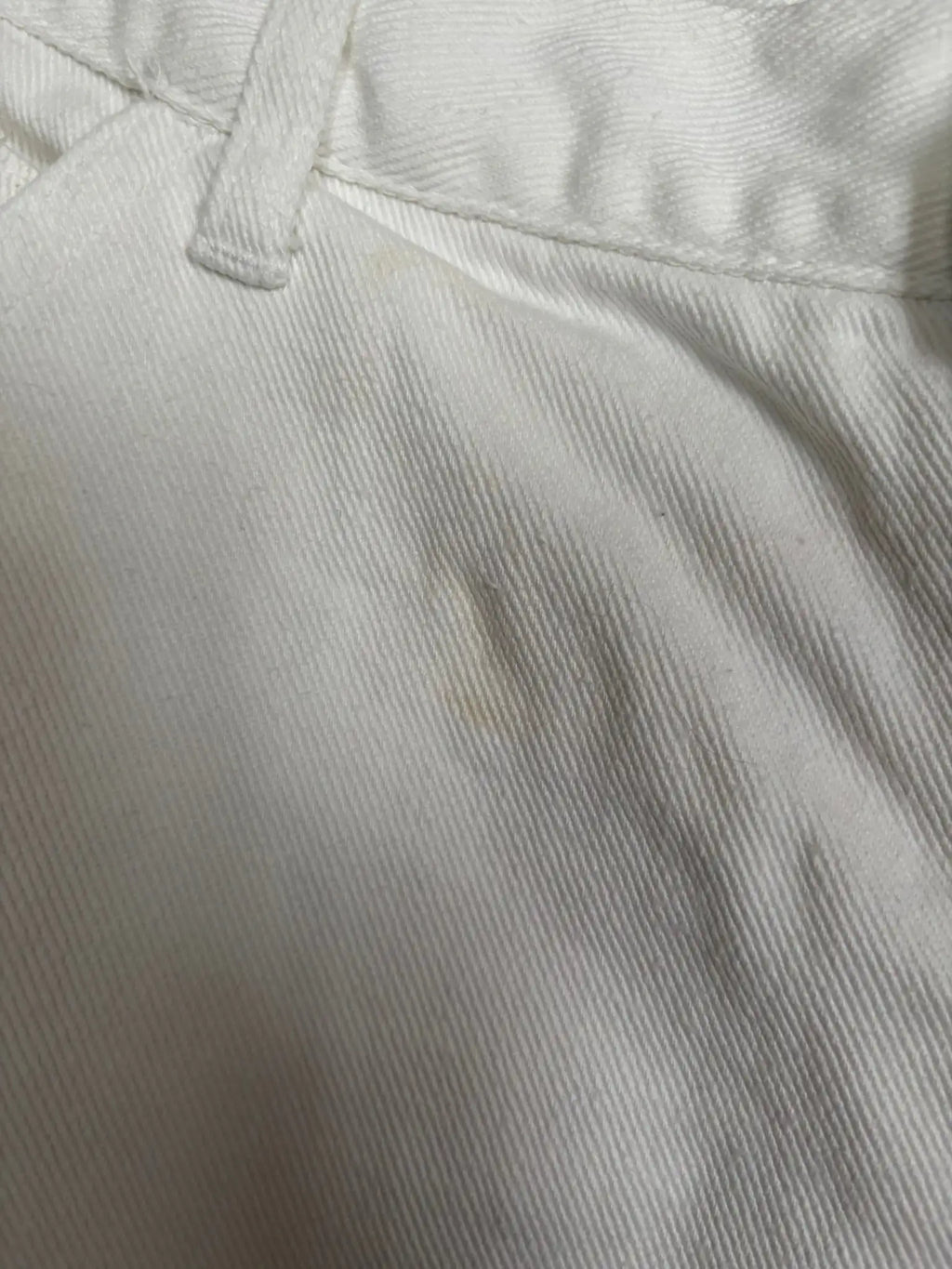 Jean blanc taille haute Benetton – Années 90 - T42 - petit 44
