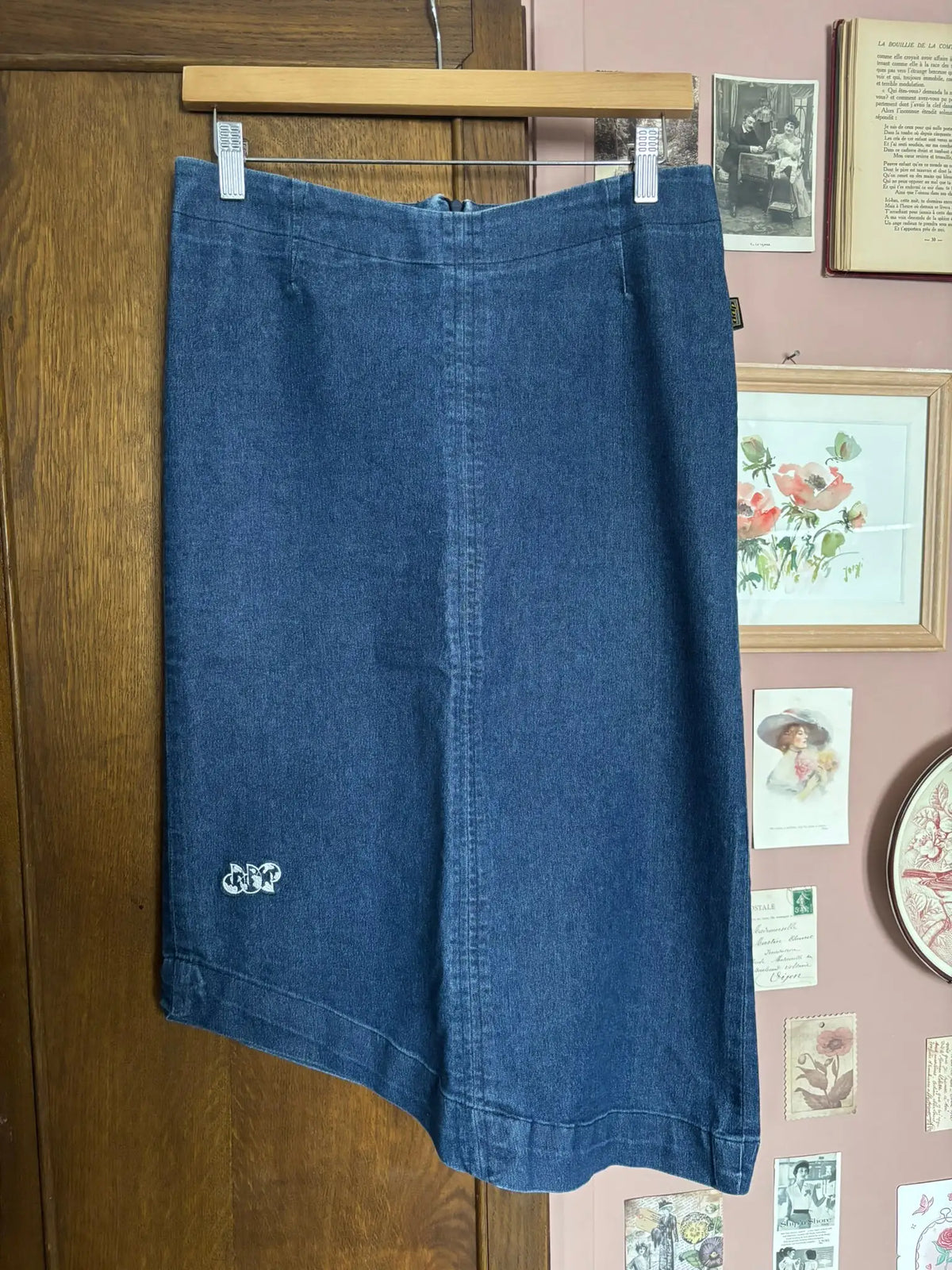 Jupe midi en denim DDP – Y2K – T.38/40 - Années 2000