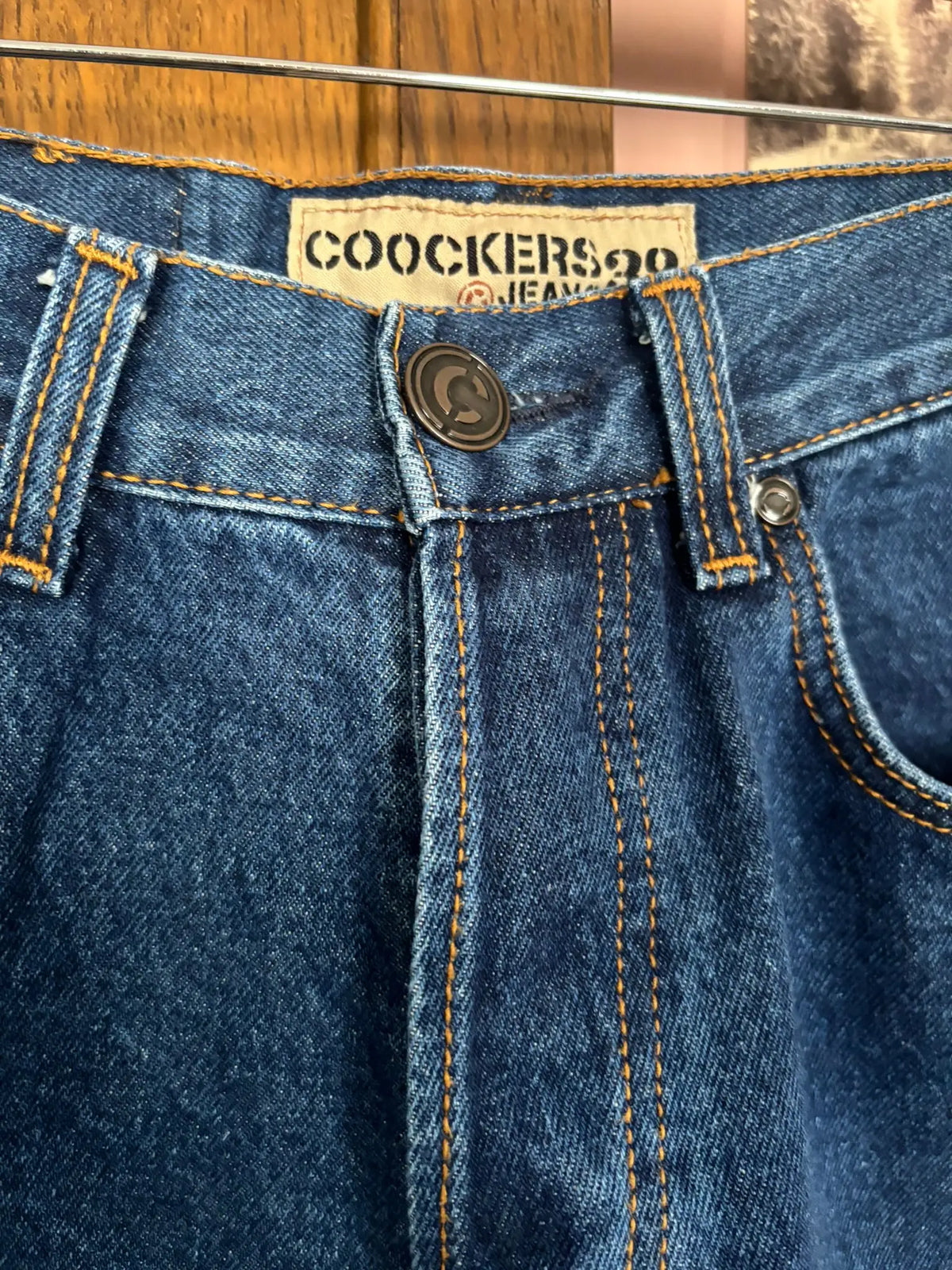 Jean brut taille haute – Coockers Jeans - T.36 - Années 90