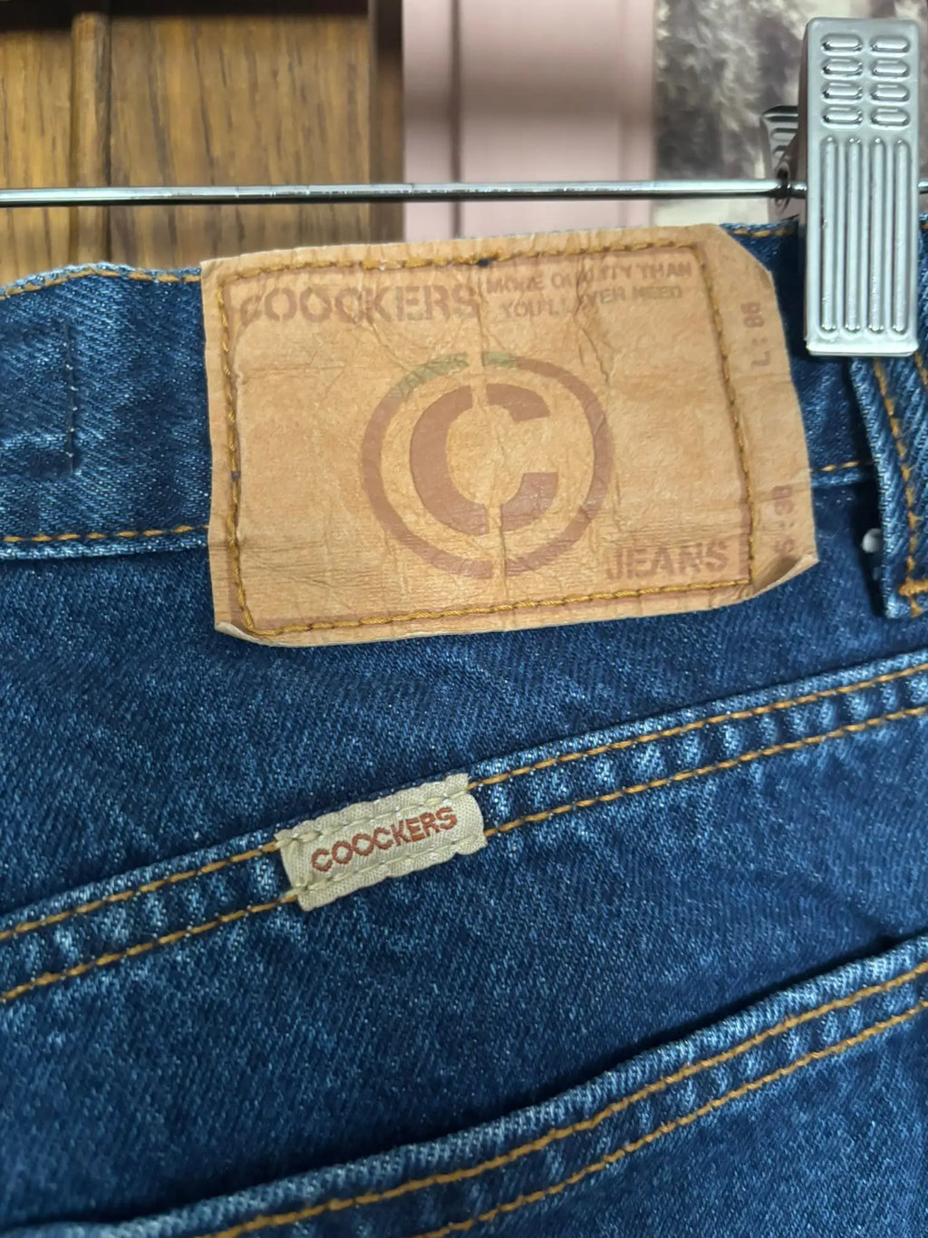 Jean brut taille haute – Coockers Jeans - T.36 - Années 90