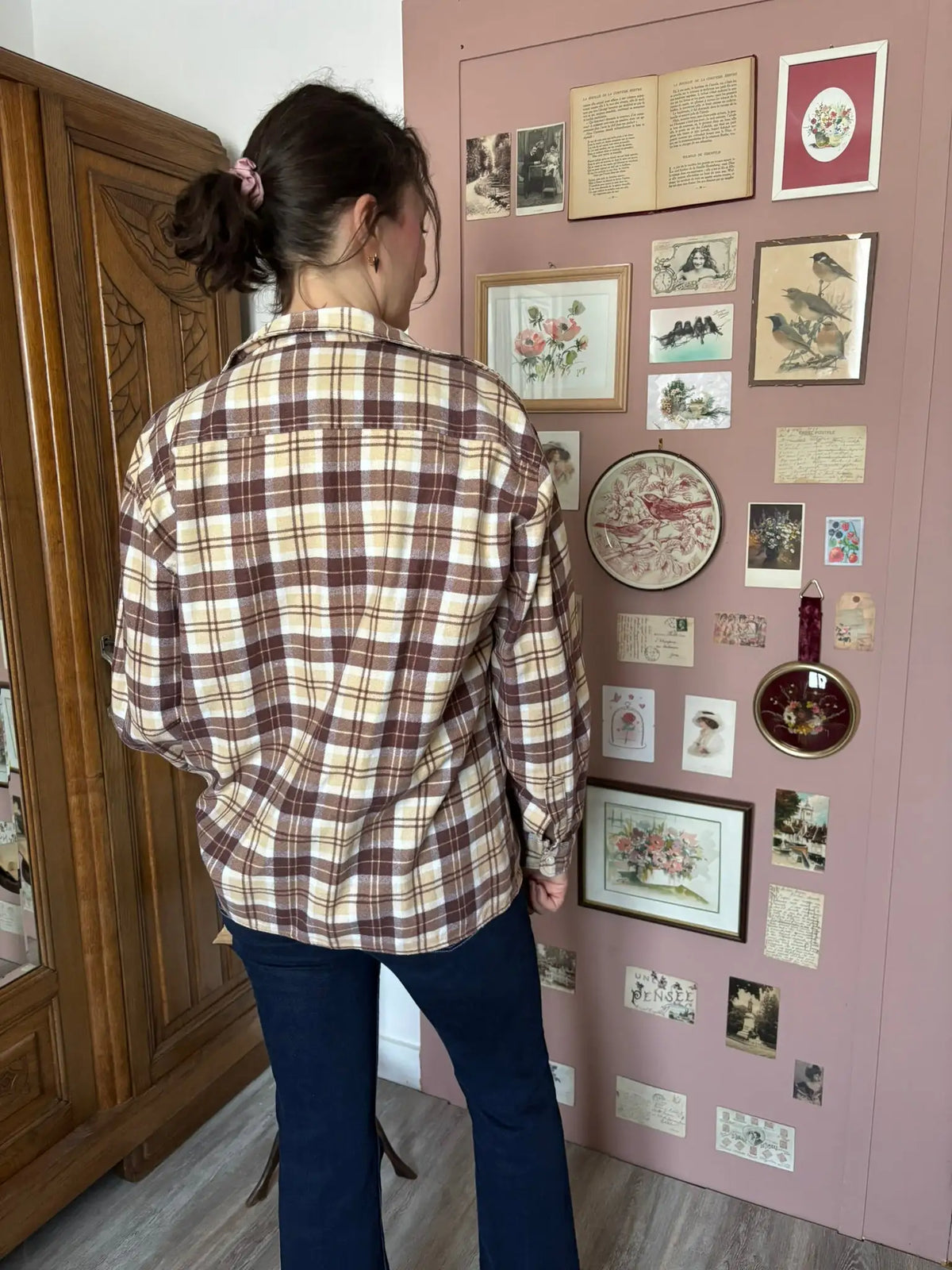 Chemise à carreaux oversize – Du 38 au 44 – Vintage - Années 90/2000