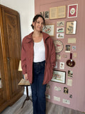 Parka légère terracotta – T.38/40 – Vintage années 90