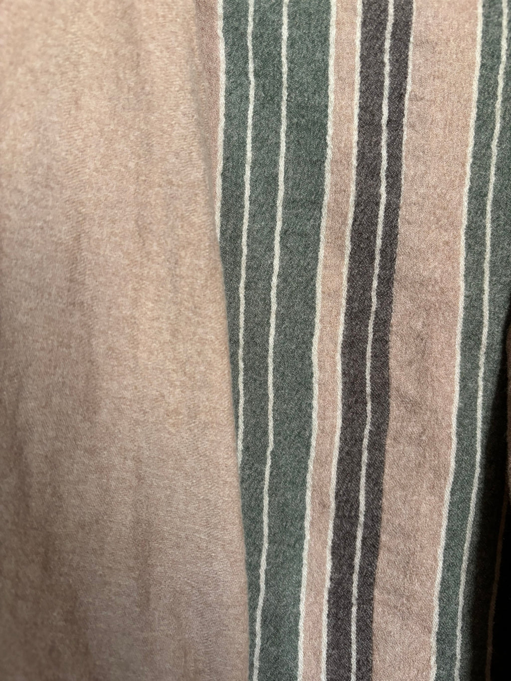 Gilet sans manches réversible rayé – T.36/38 – Vintage années 70