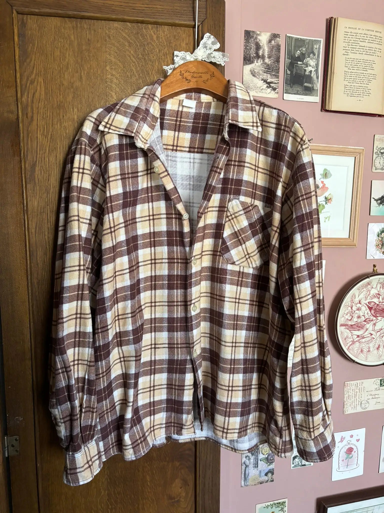 Chemise à carreaux oversize – Du 38 au 44 – Vintage - Années 90/2000
