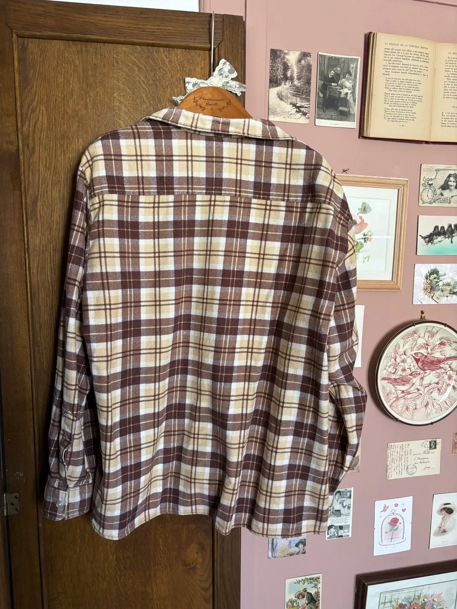 Chemise à carreaux oversize – Du 38 au 44 – Vintage - Années 90/2000