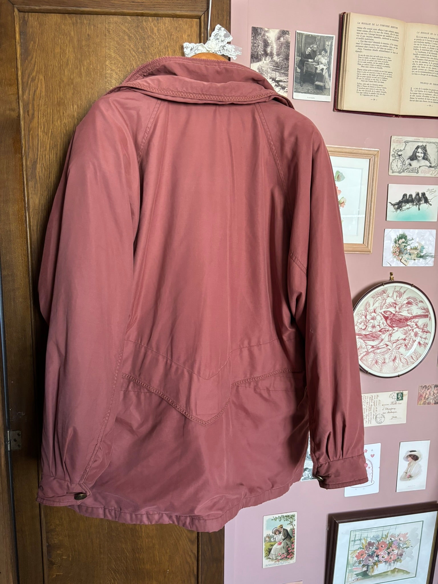 Parka légère terracotta – T.38/40 – Vintage années 90