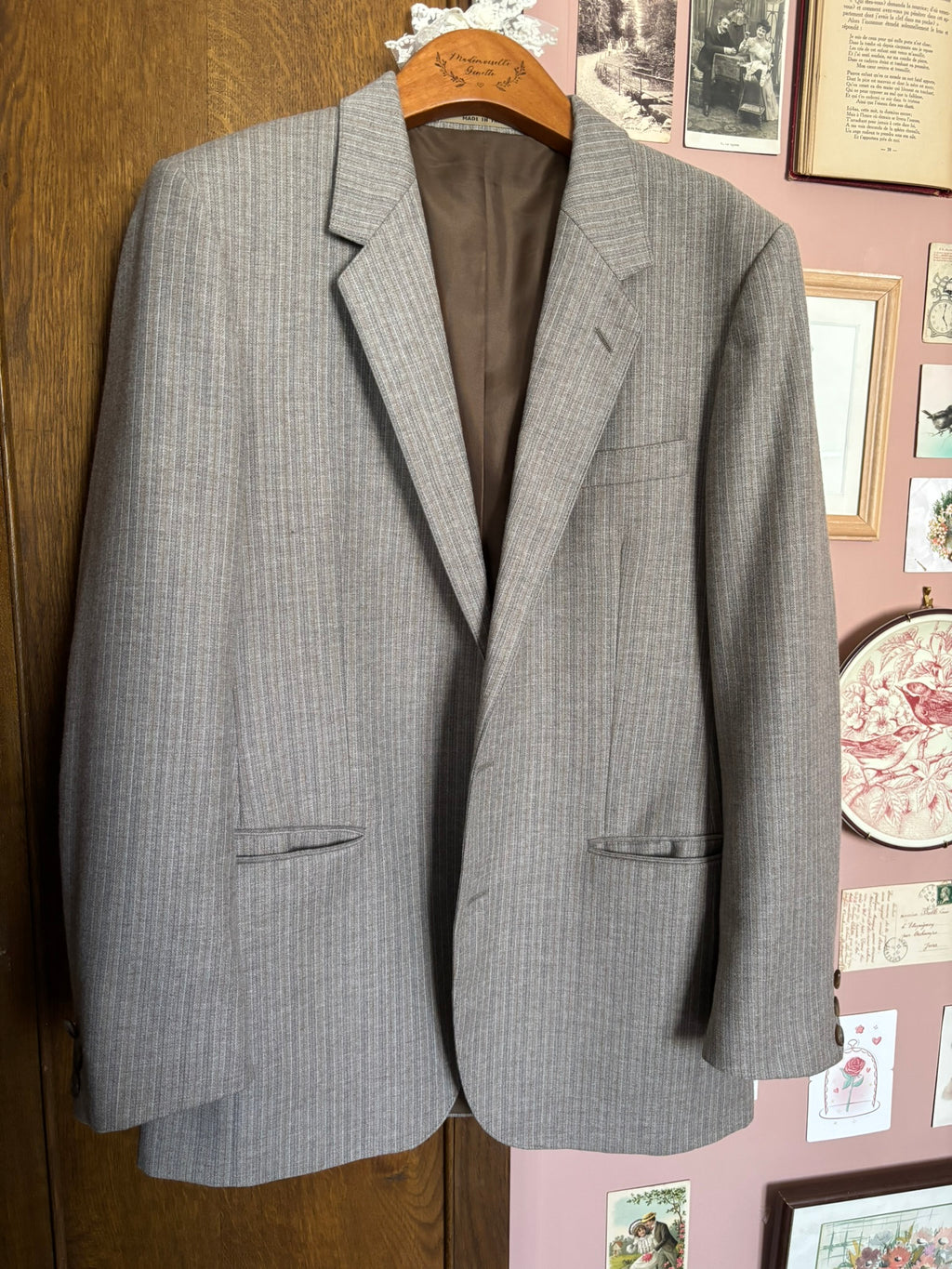 Blazer oversize en laine mélangée – Du 36 au 42 – Vintage années 80/90