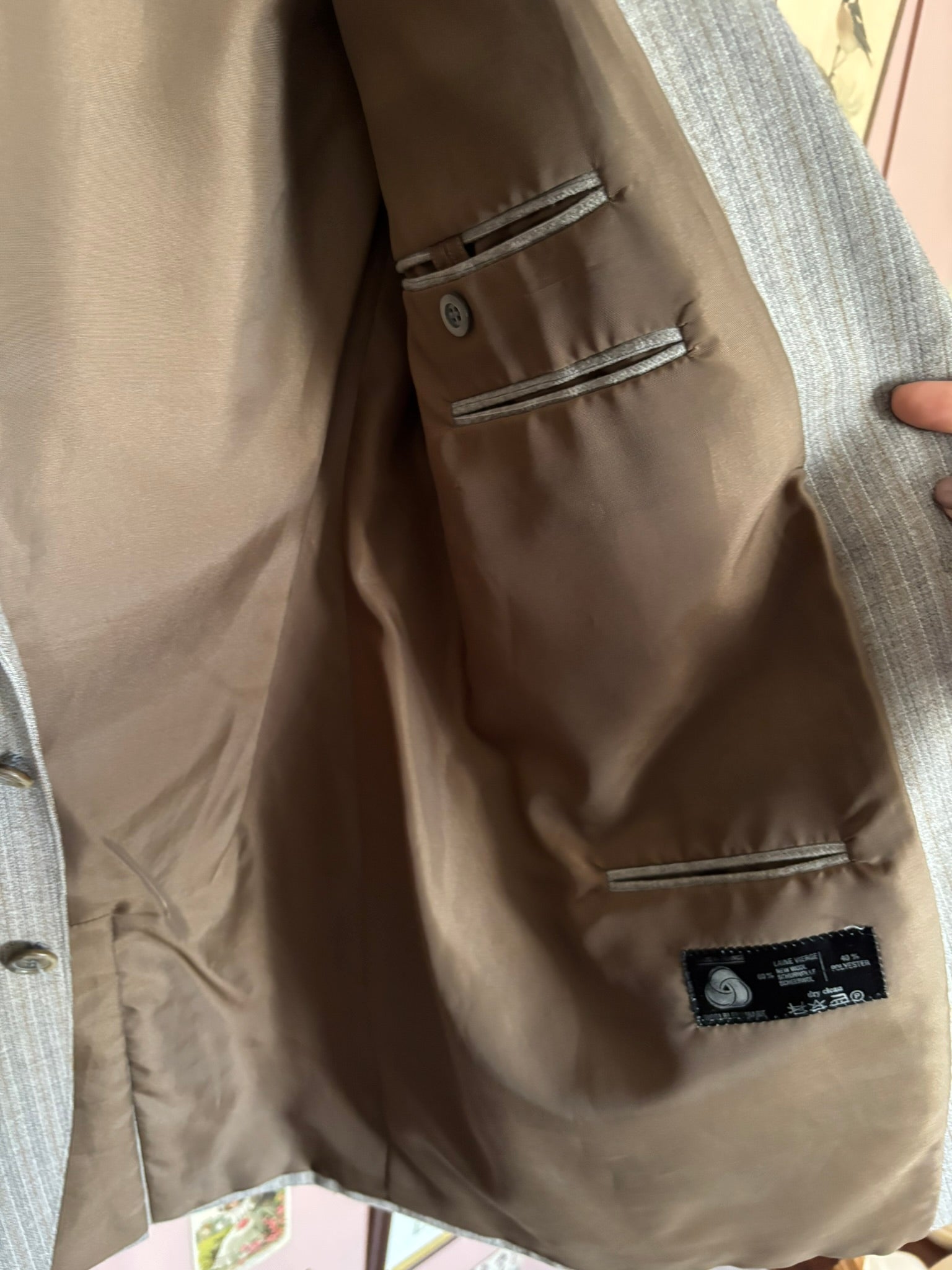 Blazer oversize en laine mélangée – Du 36 au 42 – Vintage années 80/90