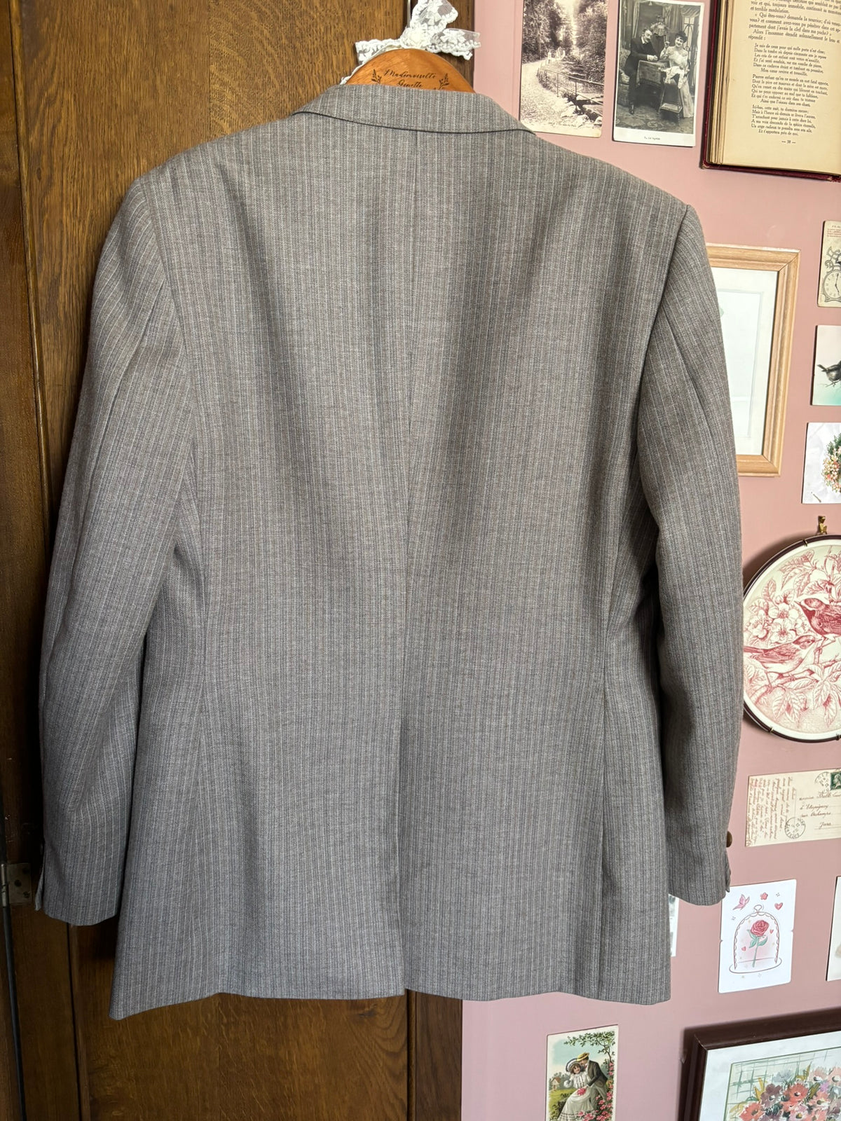 Blazer oversize en laine mélangée – Du 36 au 42 – Vintage années 80/90