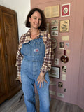 Vintage Chamar denim workwear dungarees – Size 38 to 42 – 1980s