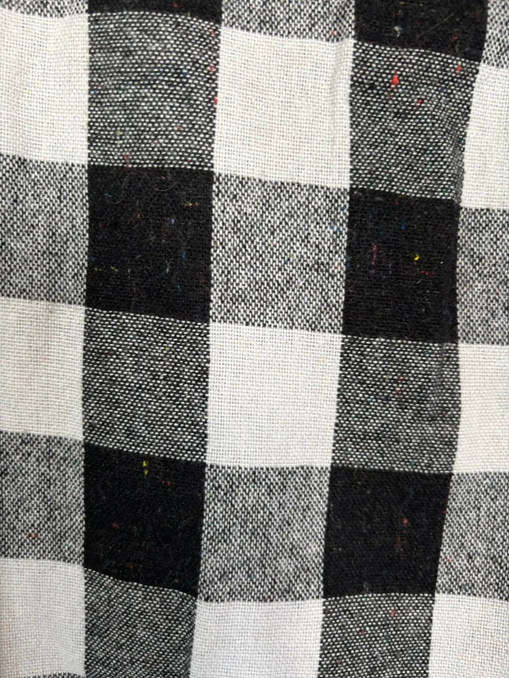 Black & white checkered child's shirt – 18/24 months – 80s vintage