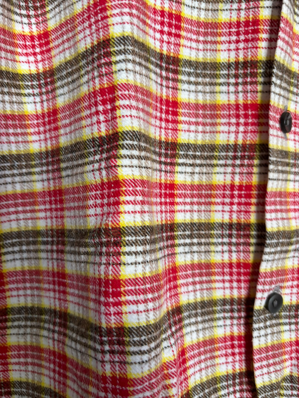 Children's plaid flannel shirt – Newki – Size 12/14 years – 70s/80s