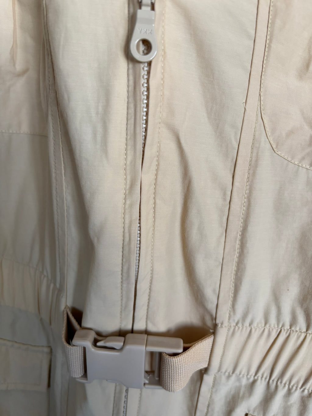 Parka légère vintage jaune pâle – T.38/40 -  Années 90/2000
