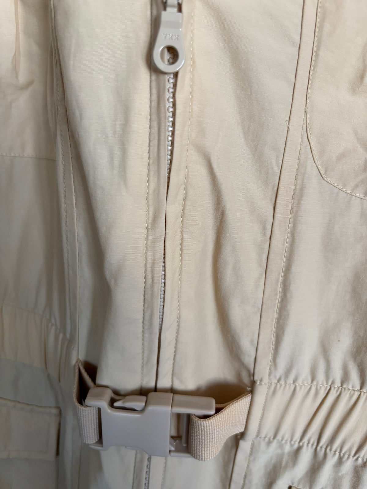 Parka légère vintage jaune pâle – T.38/40 -  Années 90/2000